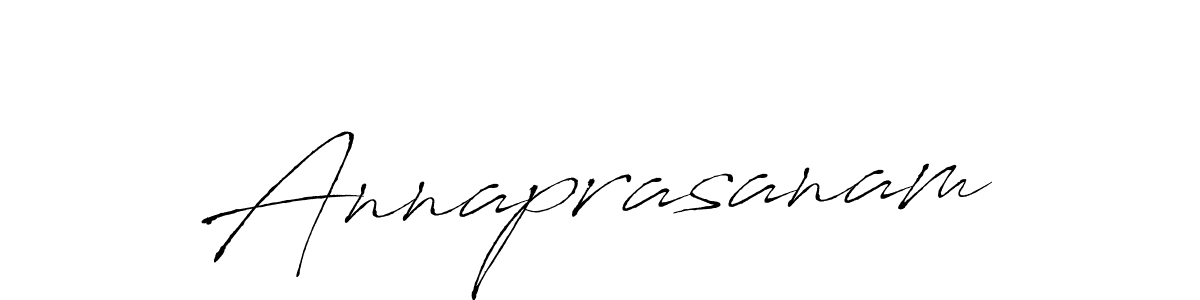 Make a beautiful signature design for name Annaprasanam. With this signature (Antro_Vectra) style, you can create a handwritten signature for free. Annaprasanam signature style 6 images and pictures png