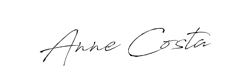 Anne Costa stylish signature style. Best Handwritten Sign (Antro_Vectra) for my name. Handwritten Signature Collection Ideas for my name Anne Costa. Anne Costa signature style 6 images and pictures png