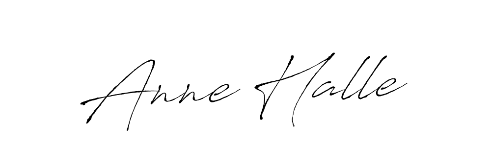 You should practise on your own different ways (Antro_Vectra) to write your name (Anne Halle) in signature. don't let someone else do it for you. Anne Halle signature style 6 images and pictures png