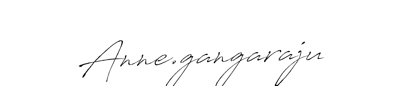 Create a beautiful signature design for name Anne.gangaraju. With this signature (Antro_Vectra) fonts, you can make a handwritten signature for free. Anne.gangaraju signature style 6 images and pictures png
