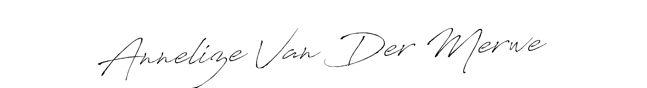 How to make Annelize Van Der Merwe name signature. Use Antro_Vectra style for creating short signs online. This is the latest handwritten sign. Annelize Van Der Merwe signature style 6 images and pictures png