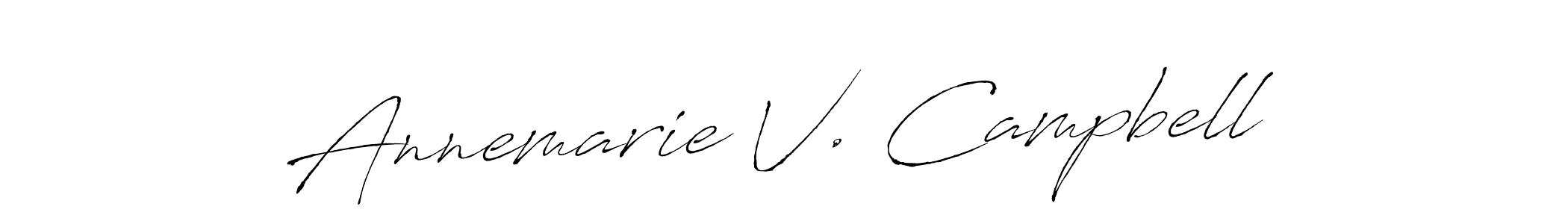 Similarly Antro_Vectra is the best handwritten signature design. Signature creator online .You can use it as an online autograph creator for name Annemarie V. Campbell. Annemarie V. Campbell signature style 6 images and pictures png