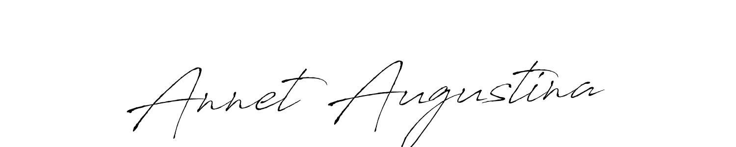 How to make Annet Augustina name signature. Use Antro_Vectra style for creating short signs online. This is the latest handwritten sign. Annet Augustina signature style 6 images and pictures png