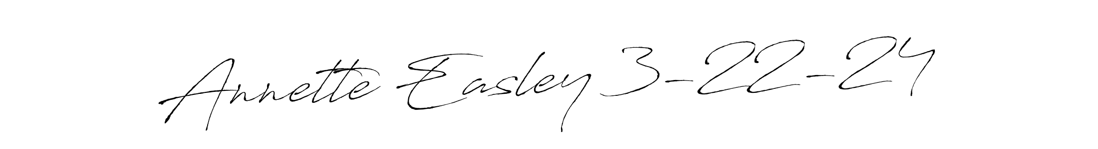 The best way (Antro_Vectra) to make a short signature is to pick only two or three words in your name. The name Annette Easley 3-22-24 include a total of six letters. For converting this name. Annette Easley 3-22-24 signature style 6 images and pictures png