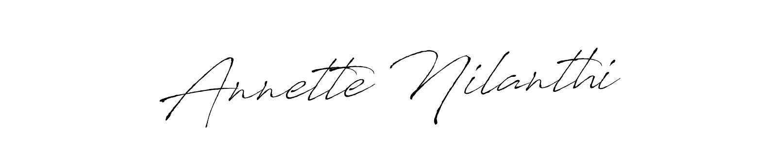 if you are searching for the best signature style for your name Annette Nilanthi. so please give up your signature search. here we have designed multiple signature styles  using Antro_Vectra. Annette Nilanthi signature style 6 images and pictures png