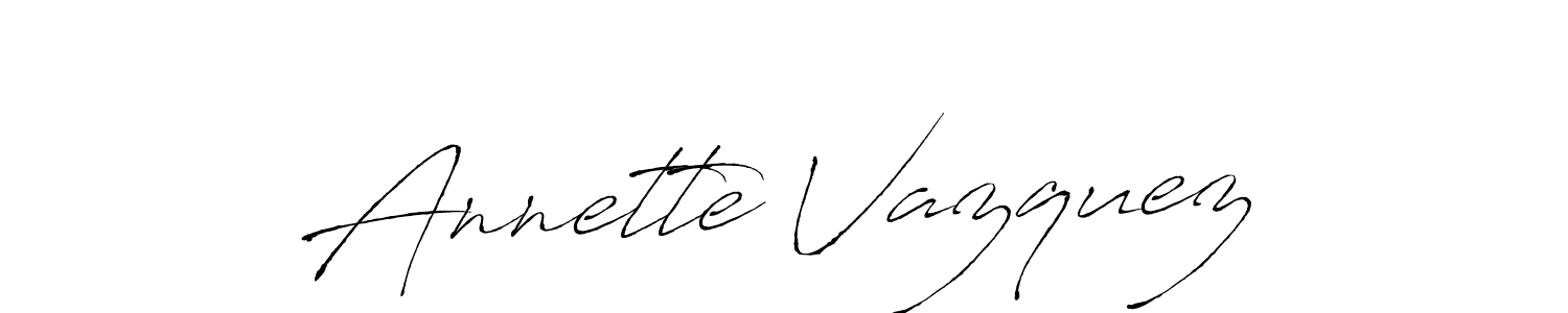 Similarly Antro_Vectra is the best handwritten signature design. Signature creator online .You can use it as an online autograph creator for name Annette Vazquez. Annette Vazquez signature style 6 images and pictures png