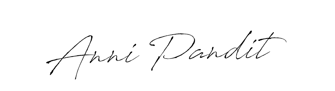 Design your own signature with our free online signature maker. With this signature software, you can create a handwritten (Antro_Vectra) signature for name Anni Pandit. Anni Pandit signature style 6 images and pictures png