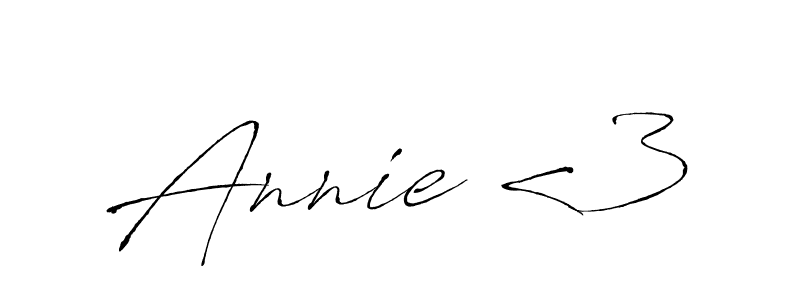 You should practise on your own different ways (Antro_Vectra) to write your name (Annie <3) in signature. don't let someone else do it for you. Annie <3 signature style 6 images and pictures png