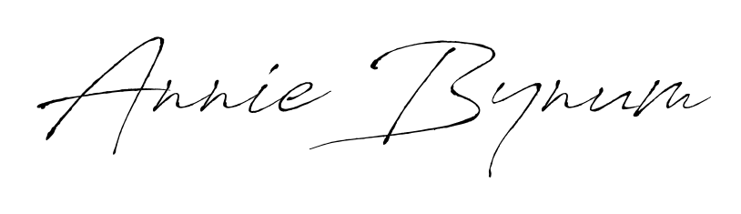 The Antro_Vectra font transforms the name Annie Bynum into an executive sign with sharp precision and distinguished character. Annie Bynum signature style 6 images and pictures png