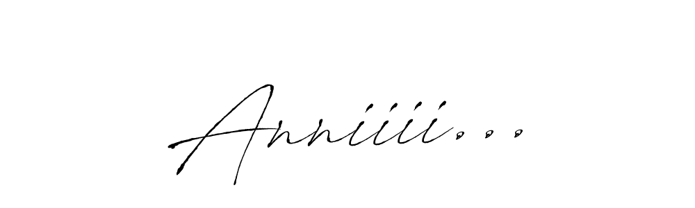 Also we have Anniiii... name is the best signature style. Create professional handwritten signature collection using Antro_Vectra autograph style. Anniiii... signature style 6 images and pictures png