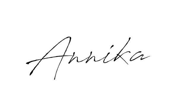 How to make Annika name signature. Use Antro_Vectra style for creating short signs online. This is the latest handwritten sign. Annika signature style 6 images and pictures png