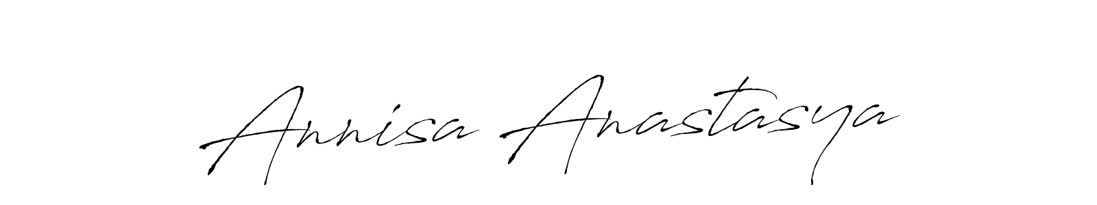 Also we have Annisa Anastasya name is the best signature style. Create professional handwritten signature collection using Antro_Vectra autograph style. Annisa Anastasya signature style 6 images and pictures png