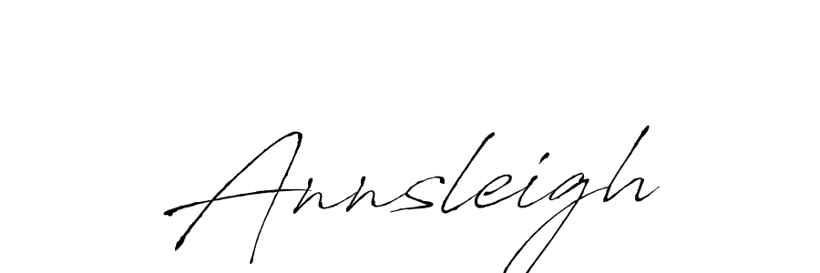 Create a beautiful signature design for name Annsleigh. With this signature (Antro_Vectra) fonts, you can make a handwritten signature for free. Annsleigh signature style 6 images and pictures png