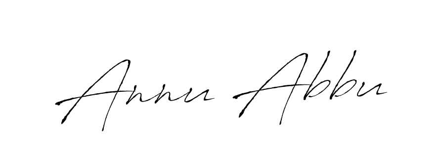 Also we have Annu Abbu name is the best signature style. Create professional handwritten signature collection using Antro_Vectra autograph style. Annu Abbu signature style 6 images and pictures png