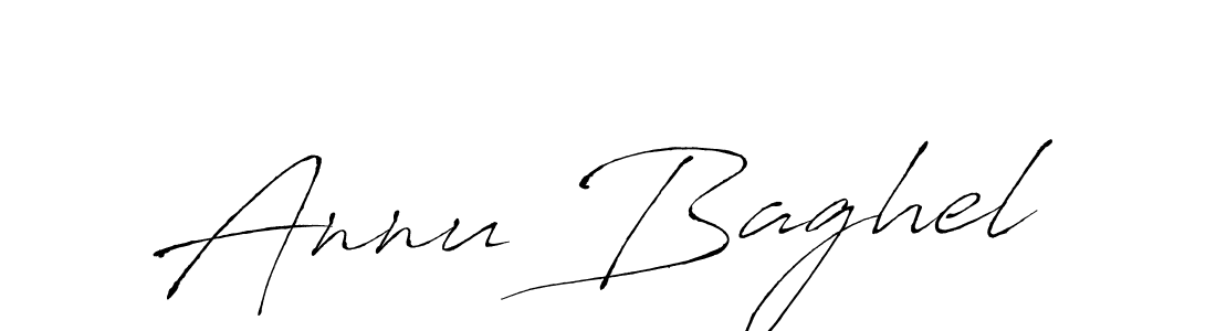 How to make Annu Baghel name signature. Use Antro_Vectra style for creating short signs online. This is the latest handwritten sign. Annu Baghel signature style 6 images and pictures png