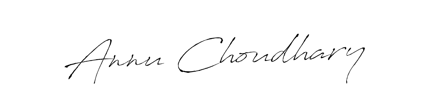 Annu Choudhary stylish signature style. Best Handwritten Sign (Antro_Vectra) for my name. Handwritten Signature Collection Ideas for my name Annu Choudhary. Annu Choudhary signature style 6 images and pictures png