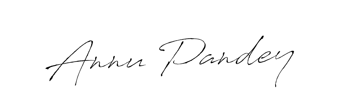 Make a beautiful signature design for name Annu Pandey. With this signature (Antro_Vectra) style, you can create a handwritten signature for free. Annu Pandey signature style 6 images and pictures png
