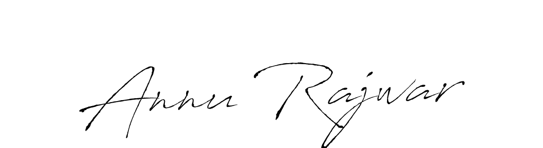 Create a beautiful signature design for name Annu Rajwar. With this signature (Antro_Vectra) fonts, you can make a handwritten signature for free. Annu Rajwar signature style 6 images and pictures png