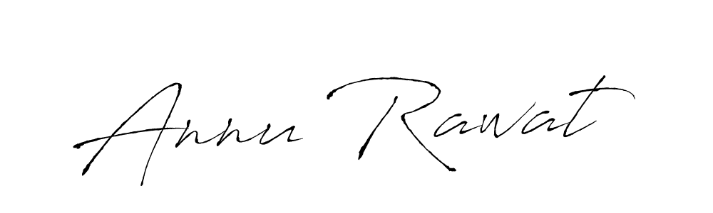 Make a beautiful signature design for name Annu Rawat. With this signature (Antro_Vectra) style, you can create a handwritten signature for free. Annu Rawat signature style 6 images and pictures png