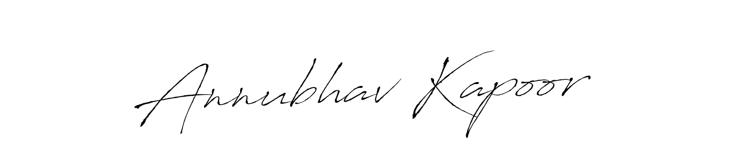 Make a beautiful signature design for name Annubhav Kapoor. Use this online signature maker to create a handwritten signature for free. Annubhav Kapoor signature style 6 images and pictures png