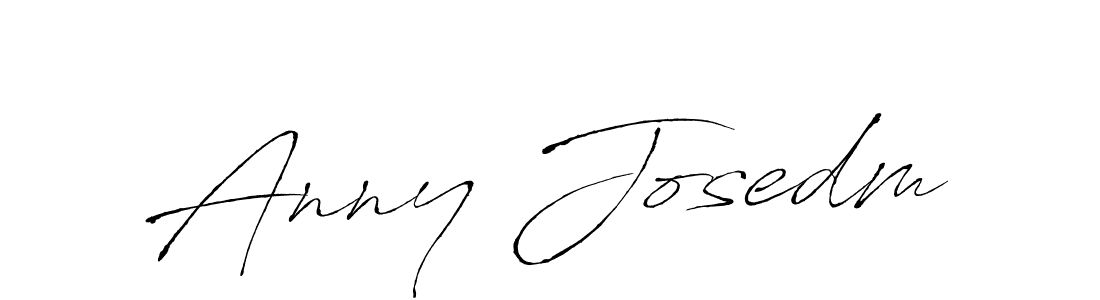 The best way (Antro_Vectra) to make a short signature is to pick only two or three words in your name. The name Anny Josedm include a total of six letters. For converting this name. Anny Josedm signature style 6 images and pictures png