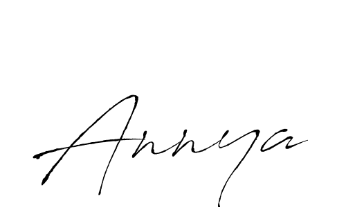 Make a beautiful signature design for name Annya. With this signature (Antro_Vectra) style, you can create a handwritten signature for free. Annya signature style 6 images and pictures png