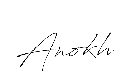 Anokh stylish signature style. Best Handwritten Sign (Antro_Vectra) for my name. Handwritten Signature Collection Ideas for my name Anokh. Anokh signature style 6 images and pictures png