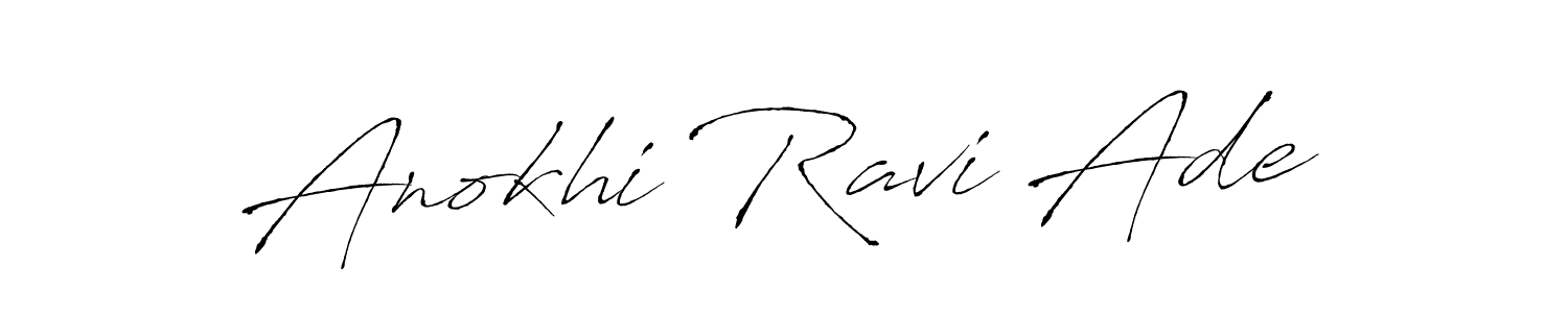 See photos of Anokhi Ravi Ade official signature by Spectra . Check more albums & portfolios. Read reviews & check more about Antro_Vectra font. Anokhi Ravi Ade signature style 6 images and pictures png