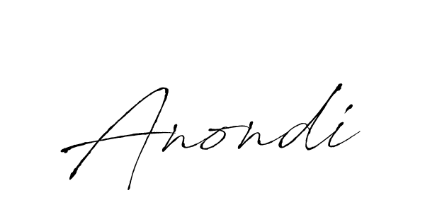 The best way (Antro_Vectra) to make a short signature is to pick only two or three words in your name. The name Anondi include a total of six letters. For converting this name. Anondi signature style 6 images and pictures png