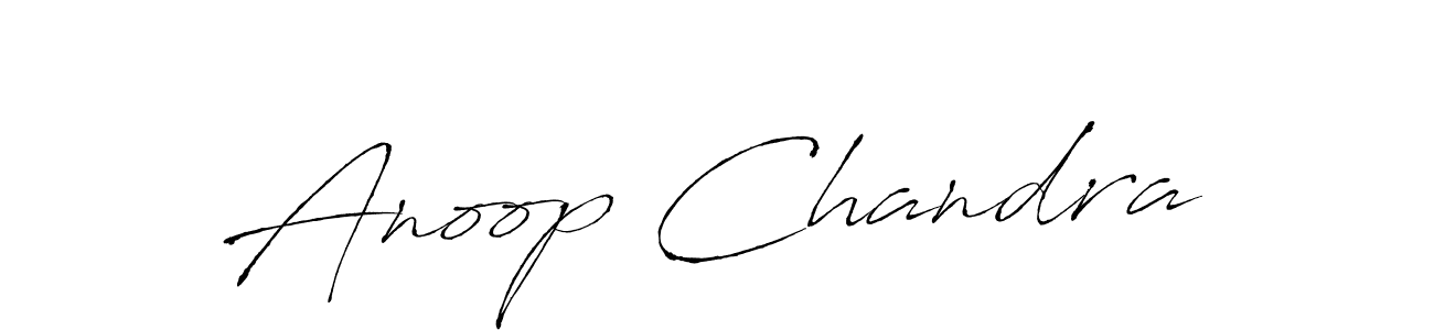 Design your own signature with our free online signature maker. With this signature software, you can create a handwritten (Antro_Vectra) signature for name Anoop Chandra. Anoop Chandra signature style 6 images and pictures png