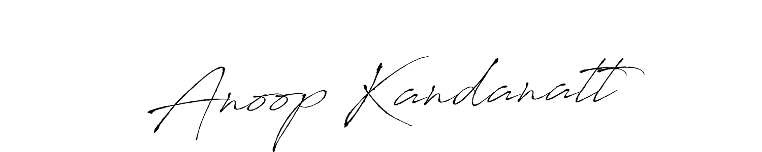 Make a short Anoop Kandanatt signature style. Manage your documents anywhere anytime using Antro_Vectra. Create and add eSignatures, submit forms, share and send files easily. Anoop Kandanatt signature style 6 images and pictures png