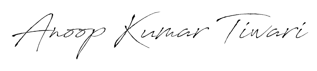 Personalize your online presence with Anoop Kumar Tiwari signature rendered in elegant Antro_Vectra font. Great for website footers and blogs. Anoop Kumar Tiwari signature style 6 images and pictures png