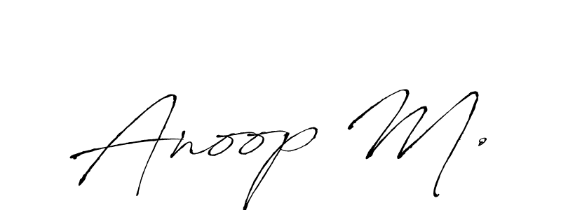 How to Draw Anoop M. signature style? Antro_Vectra is a latest design signature styles for name Anoop M.. Anoop M. signature style 6 images and pictures png