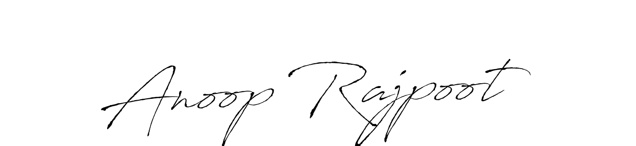 Create a beautiful signature design for name Anoop Rajpoot. With this signature (Antro_Vectra) fonts, you can make a handwritten signature for free. Anoop Rajpoot signature style 6 images and pictures png
