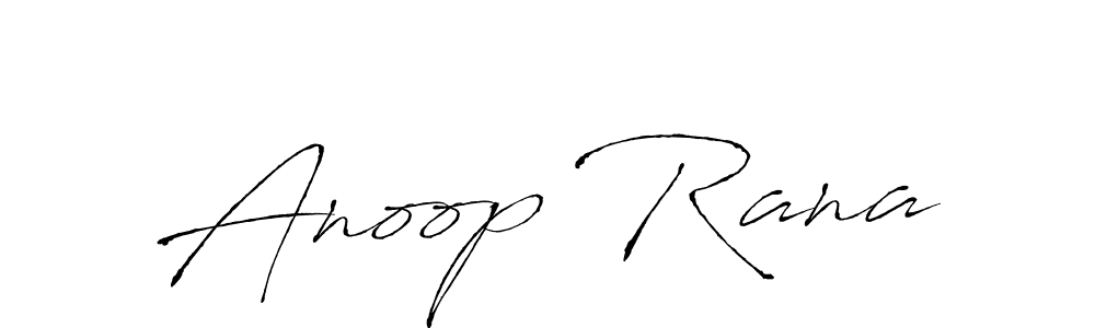 Anoop Rana stylish signature style. Best Handwritten Sign (Antro_Vectra) for my name. Handwritten Signature Collection Ideas for my name Anoop Rana. Anoop Rana signature style 6 images and pictures png