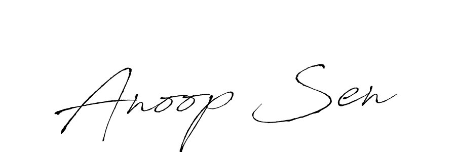 How to Draw Anoop Sen signature style? Antro_Vectra is a latest design signature styles for name Anoop Sen. Anoop Sen signature style 6 images and pictures png