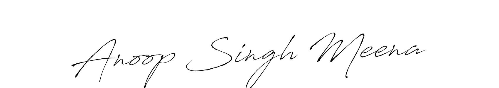 How to make Anoop Singh Meena signature? Antro_Vectra is a professional autograph style. Create handwritten signature for Anoop Singh Meena name. Anoop Singh Meena signature style 6 images and pictures png
