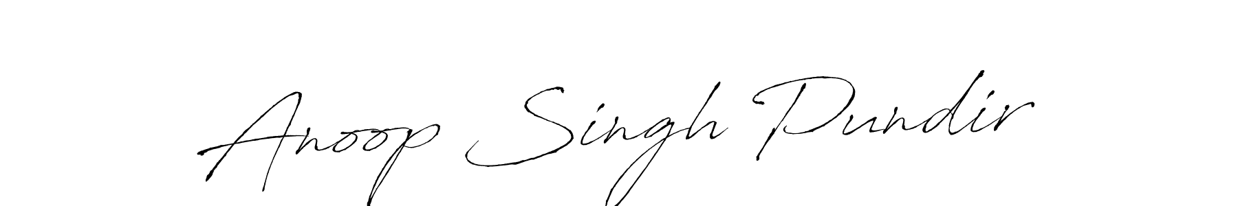 Create a beautiful signature design for name Anoop Singh Pundir. With this signature (Antro_Vectra) fonts, you can make a handwritten signature for free. Anoop Singh Pundir signature style 6 images and pictures png