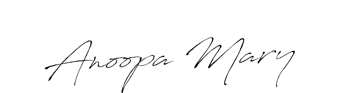 Use a signature maker to create a handwritten signature online. With this signature software, you can design (Antro_Vectra) your own signature for name Anoopa Mary. Anoopa Mary signature style 6 images and pictures png