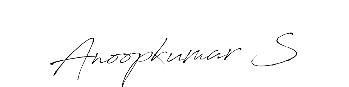 Here are the top 10 professional signature styles for the name Anoopkumar S. These are the best autograph styles you can use for your name. Anoopkumar S signature style 6 images and pictures png