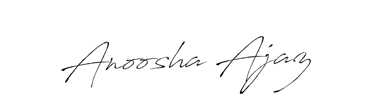 Here are the top 10 professional signature styles for the name Anoosha Ajaz. These are the best autograph styles you can use for your name. Anoosha Ajaz signature style 6 images and pictures png