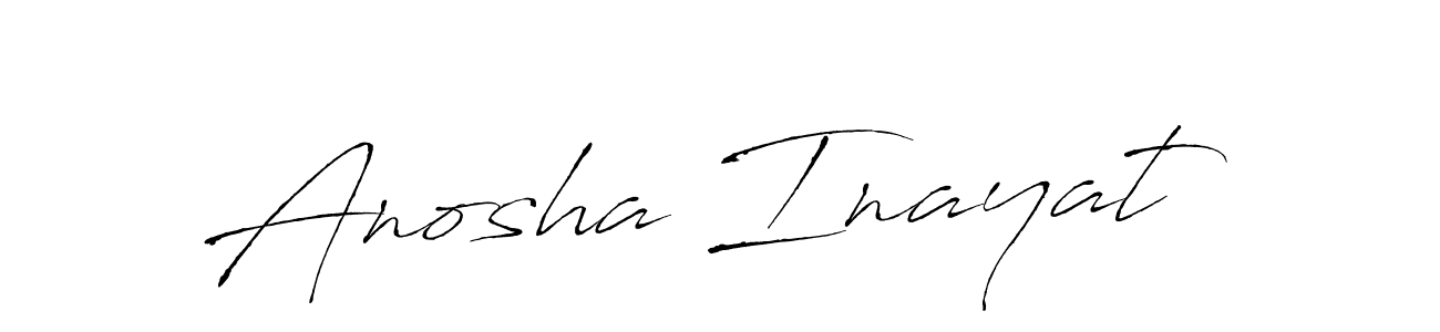 Make a beautiful signature design for name Anosha Inayat. Use this online signature maker to create a handwritten signature for free. Anosha Inayat signature style 6 images and pictures png