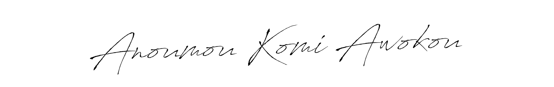 You can use this online signature creator to create a handwritten signature for the name Anoumou Komi Awokou. This is the best online autograph maker. Anoumou Komi Awokou signature style 6 images and pictures png