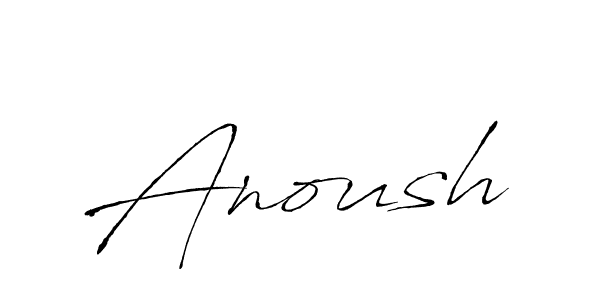 Antro_Vectra is a professional signature style that is perfect for those who want to add a touch of class to their signature. It is also a great choice for those who want to make their signature more unique. Get Anoush name to fancy signature for free. Anoush signature style 6 images and pictures png