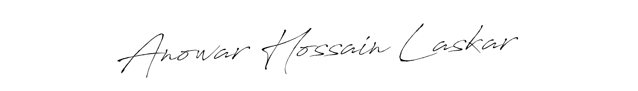 Make a beautiful signature design for name Anowar Hossain Laskar. With this signature (Antro_Vectra) style, you can create a handwritten signature for free. Anowar Hossain Laskar signature style 6 images and pictures png