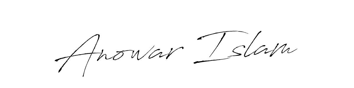 Anowar Islam stylish signature style. Best Handwritten Sign (Antro_Vectra) for my name. Handwritten Signature Collection Ideas for my name Anowar Islam. Anowar Islam signature style 6 images and pictures png