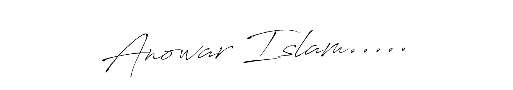 It looks lik you need a new signature style for name Anowar Islam...... Design unique handwritten (Antro_Vectra) signature with our free signature maker in just a few clicks. Anowar Islam..... signature style 6 images and pictures png