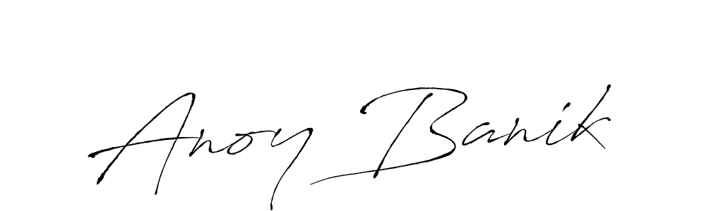 You should practise on your own different ways (Antro_Vectra) to write your name (Anoy Banik) in signature. don't let someone else do it for you. Anoy Banik signature style 6 images and pictures png