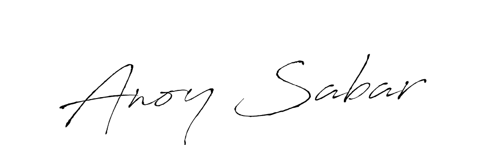 Design your own signature with our free online signature maker. With this signature software, you can create a handwritten (Antro_Vectra) signature for name Anoy Sabar. Anoy Sabar signature style 6 images and pictures png