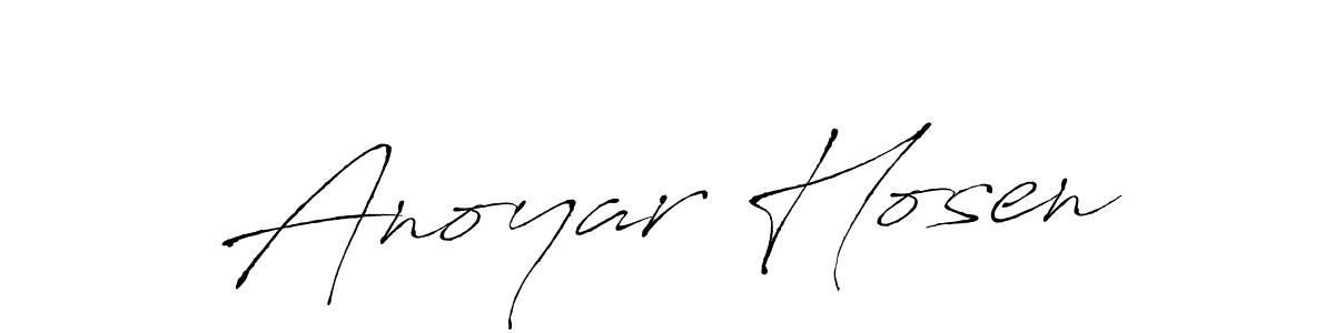 Also You can easily find your signature by using the search form. We will create Anoyar Hosen name handwritten signature images for you free of cost using Antro_Vectra sign style. Anoyar Hosen signature style 6 images and pictures png